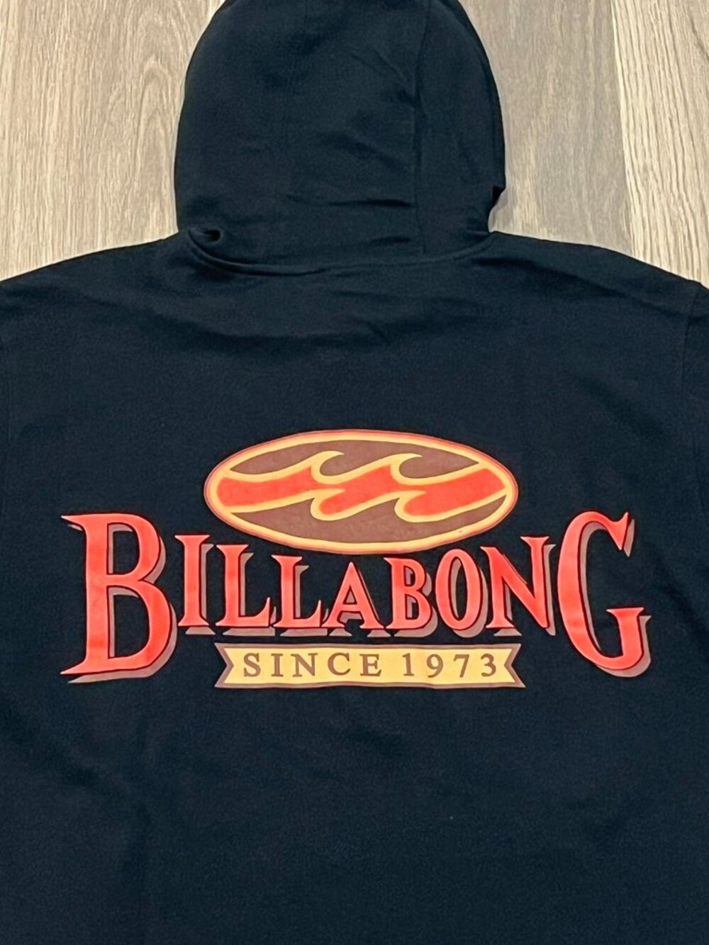 XL Mens BILLABONG Surf Pullover Hoodie Sweatshirt Sweater Top Shirt Black 2-Side